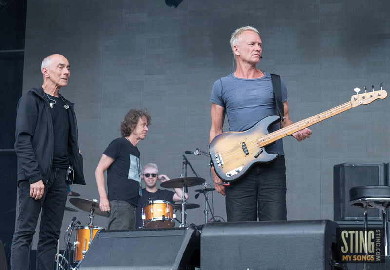 Sting MY SONGS Soundcheck at Scarborough Open Air Theatre, 25 June 2023. All images copyright D&W. Thanks to Cuffe & Taylor / Rhodes Media.