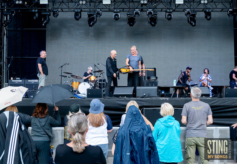 Sting MY SONGS Soundcheck at Scarborough Open Air Theatre, 25 June 2023. All images copyright D&W. Thanks to Cuffe & Taylor / Rhodes Media.