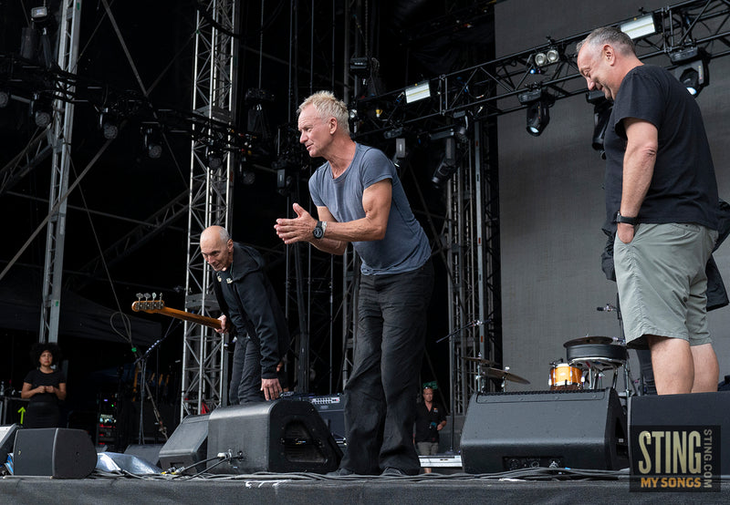 Sting MY SONGS Soundcheck at Scarborough Open Air Theatre, 25 June 2023. All images copyright D&W. Thanks to Cuffe & Taylor / Rhodes Media.