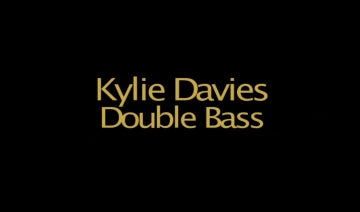 Symphonicity Tour - Kylie Davis (Double Bass)