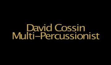Symphonicity Tour - David Cossin (Percussion)