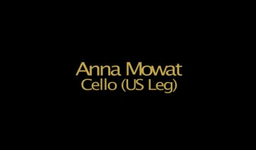 Symphonicity Tour - Anna Mowat (Cello)